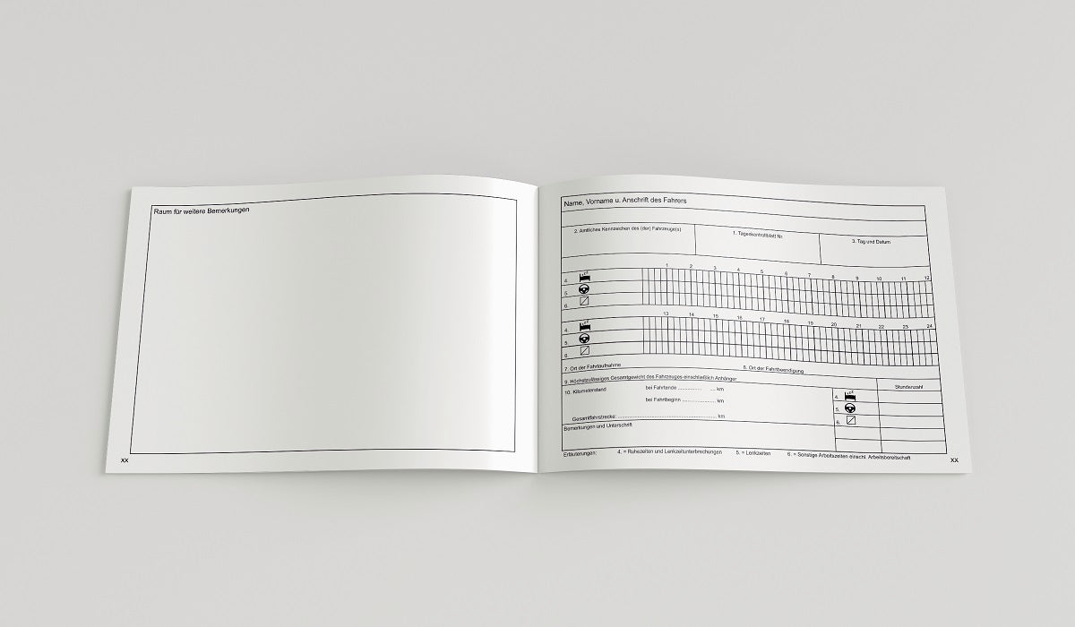 Kontrollbuch na Niemcy - Pakiet 10 szt.