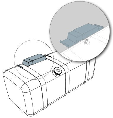 Zabezpieczenie smoka paliwa regulowane 510-710mm SafeTank