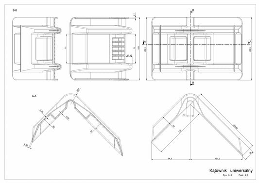 Narożnik pasa KPDL 210x160mm