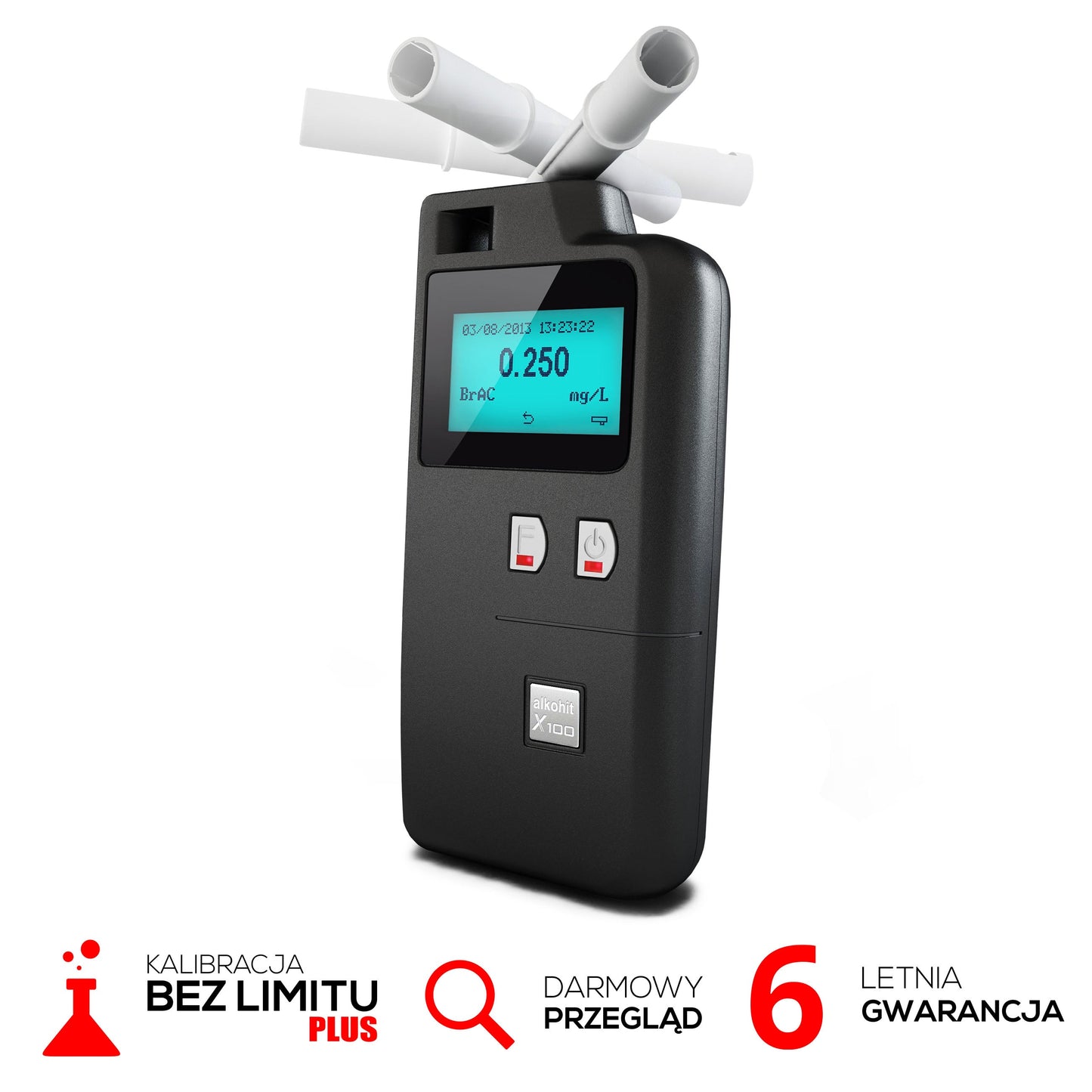 Alkomat Alkohit X100 w skrzyneczce plastikowej