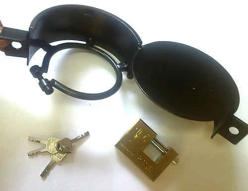 Zabezpieczenie zewnętrzne korka wlewu paliwa 80mm na kłódkę