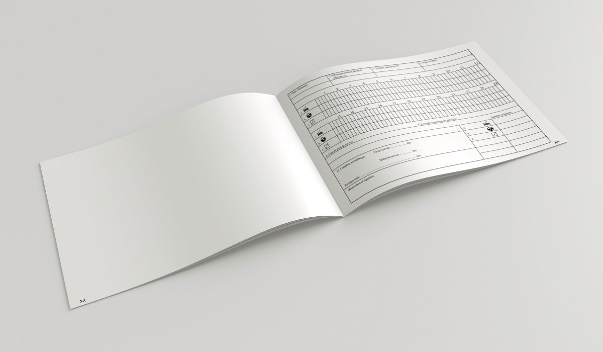 Kontrollbuch na Francję - Pakiet 10 szt.