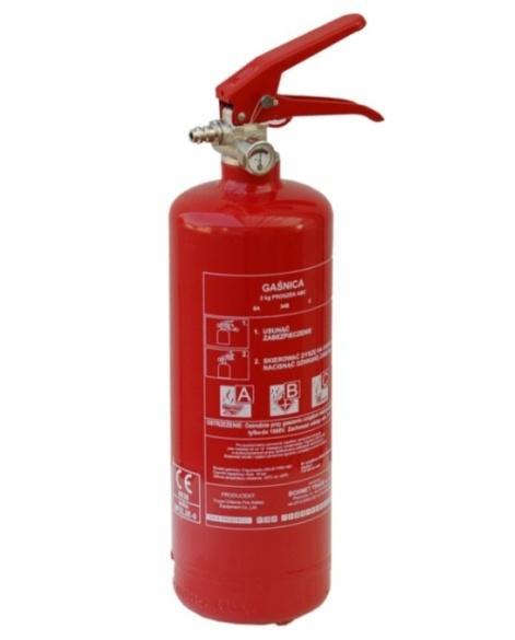 Gaśnica proszkowa GP-2x  ABC